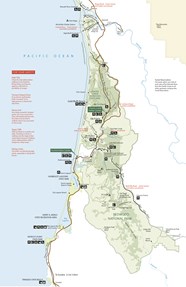 Redwoods National Park Map Entrance Redwoods National Park Map Entrance