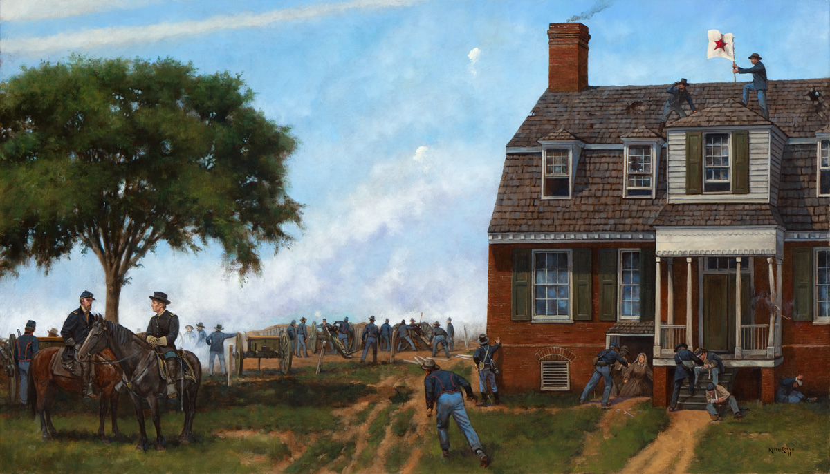 Rocco Painting of the Shelton House