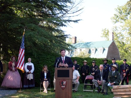 Dedication of Totopotomoy Creek battlefield / Rural Plains unit at Richmond NBP