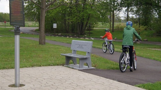 riding bikes