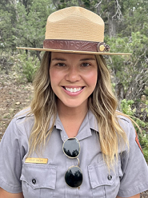 close-up of ranger smiling