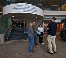 Alaska SeaLife Center lobby Alaska SeaLife Center lobby
