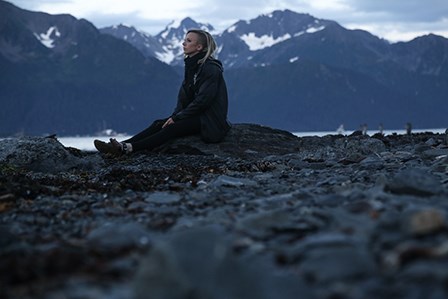 2016 OASLC Intern Anne Langdon sitting on the beach in Seward, Alaska 2016 OASLC Intern Anne Langdon sitting on the beach in Seward, Alaska