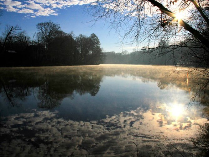 A peaceful day on the Chattahoochee River