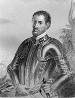 lt= 1865 engraving of Hernando De Soto