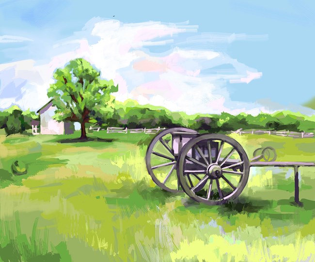 Manassas National Battlefield Park agricultural field