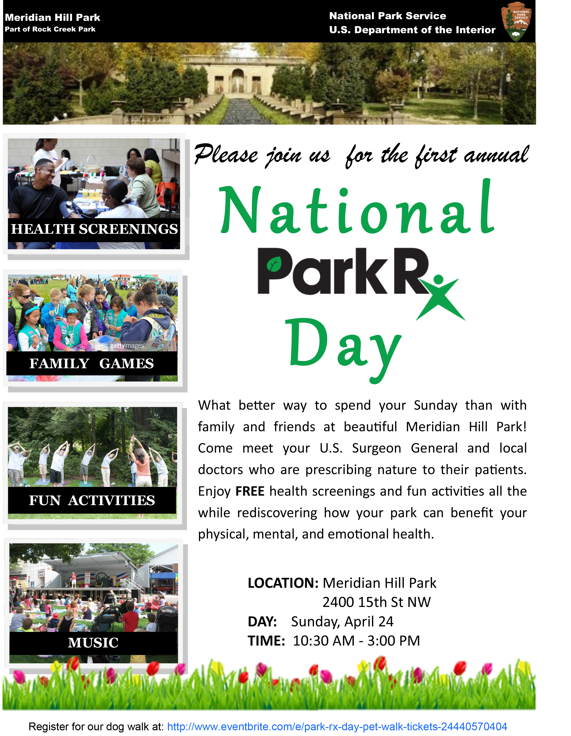 National Park Rx Day April 24, 2016 at Meridian Hill National Park Rx Day April 24, 2016 at Meridian Hill