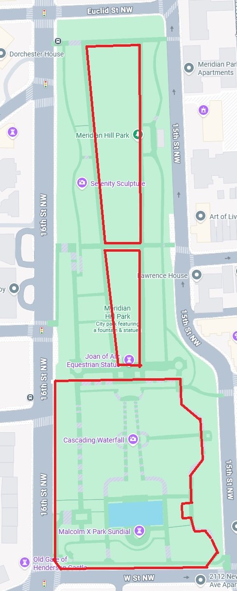 Meridian Hill Park Rehabilitation Project Closure Map UPDATED January 28 2026