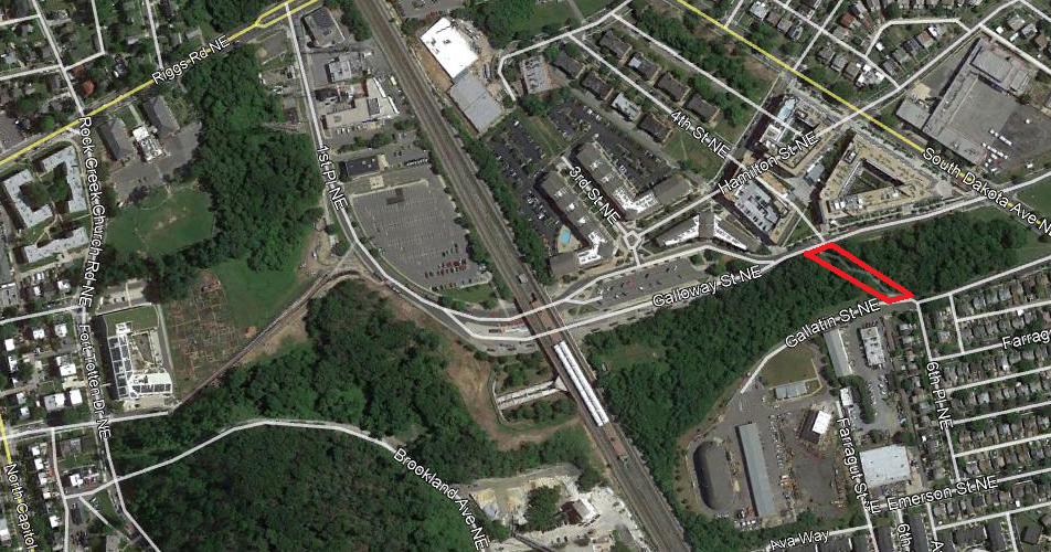 Map of Fort Totten with closure area highlighted Map of Fort Totten with closure area highlighted