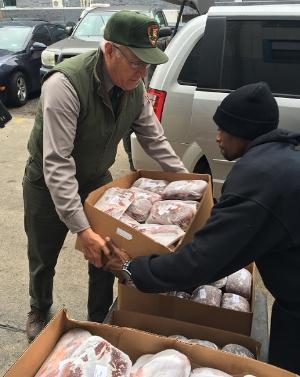 National Park Ranger Bill Delivers a 700 Pound Venison Donation to DC Central Kitchen