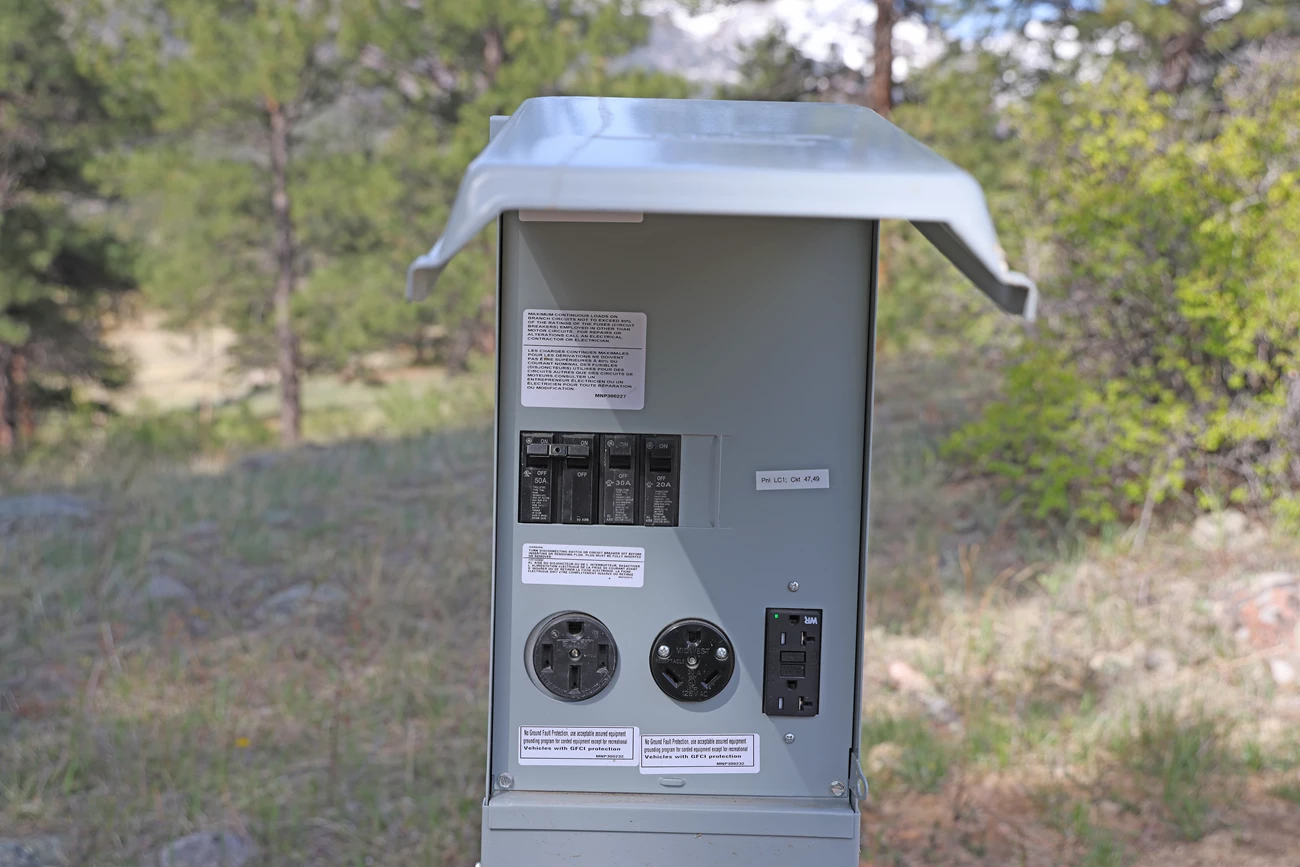 Example Electric Hookup Pedestal Example Electric Hookup Pedestal