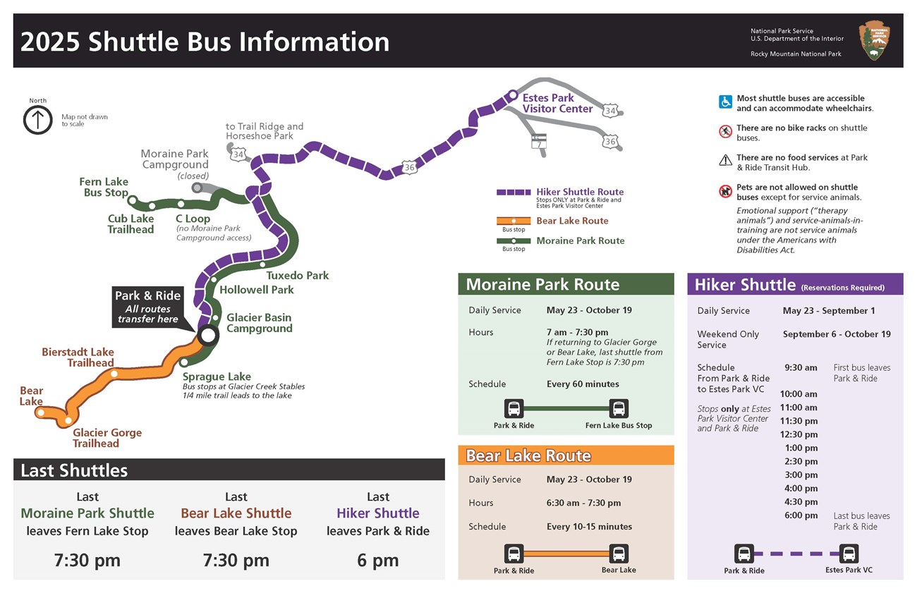 2025 Shuttle Bus Schedule and Route Map