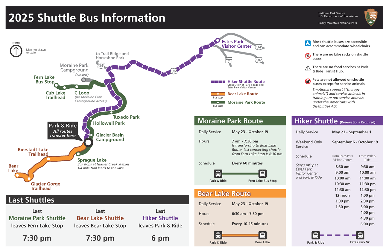 2025 Shuttle Bus Schedule and Route Map