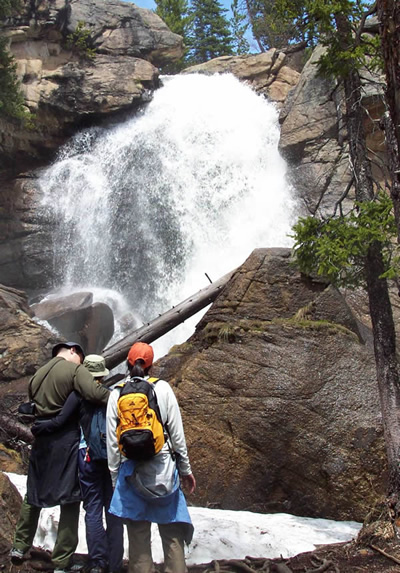 a photo of waterfall