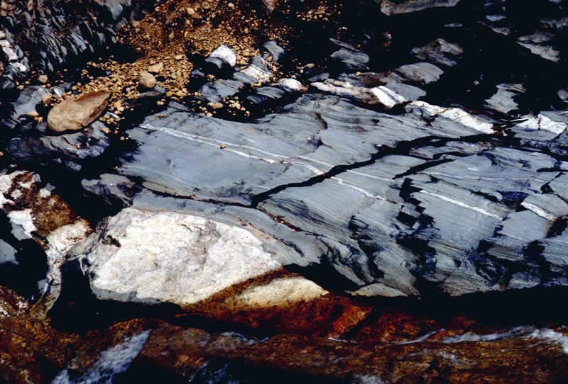 a photo of glacial carving