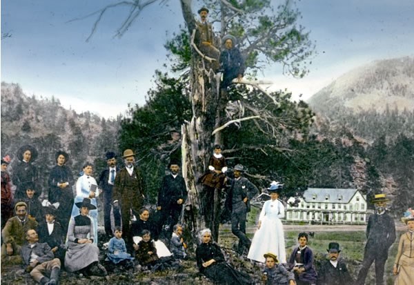 a photo of visitors to "English Hotel"