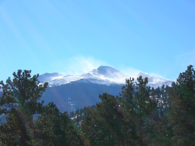 a photo of Chinook winds around Longs Peak