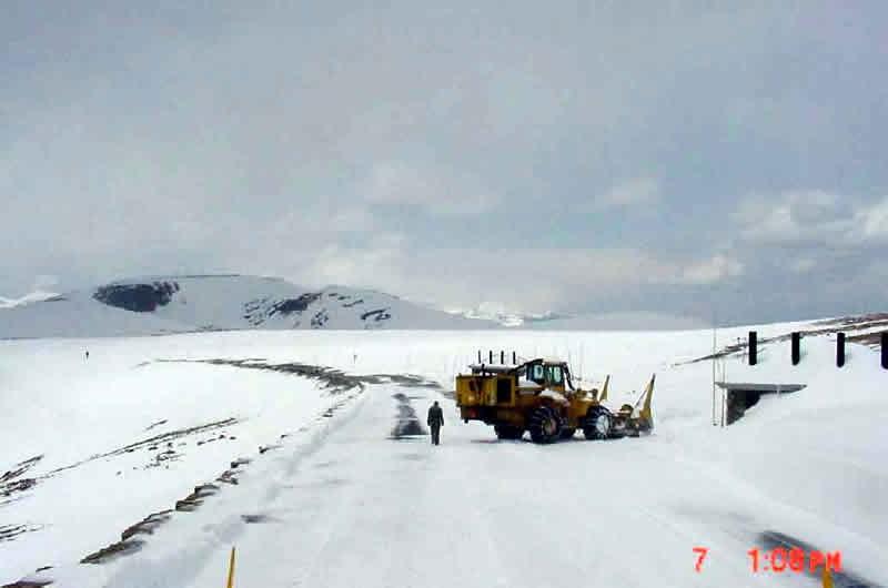 a photo of a snow plow at Rock Cut