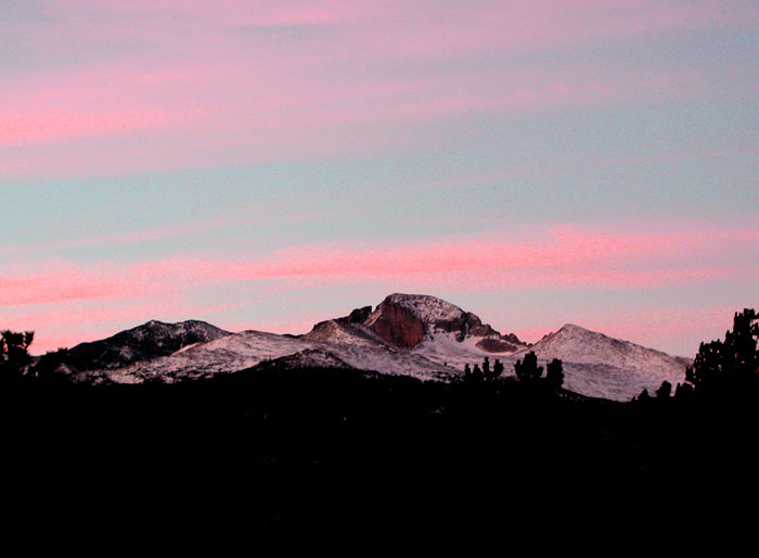 a photo of sunrise at Longs