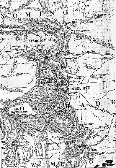 a photo of Vivian's map