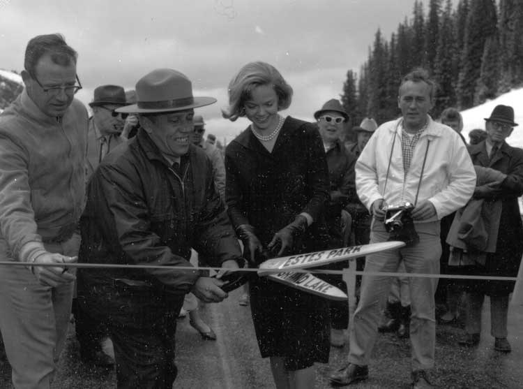 a photo of 1964 opening of Trail Ridge