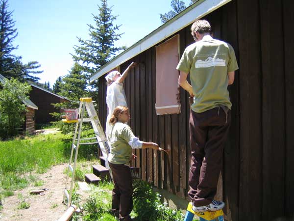 a photo of an ACC crew working on McGraw Ranch