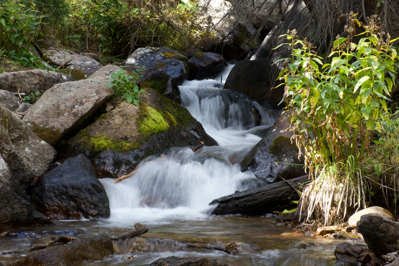 NPS Photo Cascade in Glacier Gorge