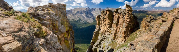 Rocky mountain landscape Rocky mountain landscape