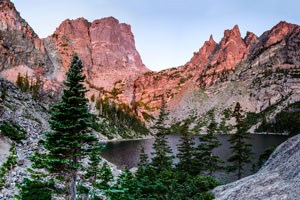 Emerald Lake at sunrise