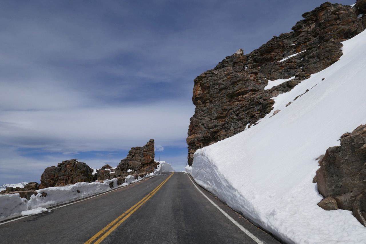 Trail Ridge Road near Rock Cut