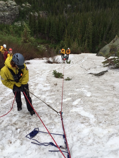 LeGault SAR on Sundance Mountain June 28 Courtesy Rocky Mountain National Park