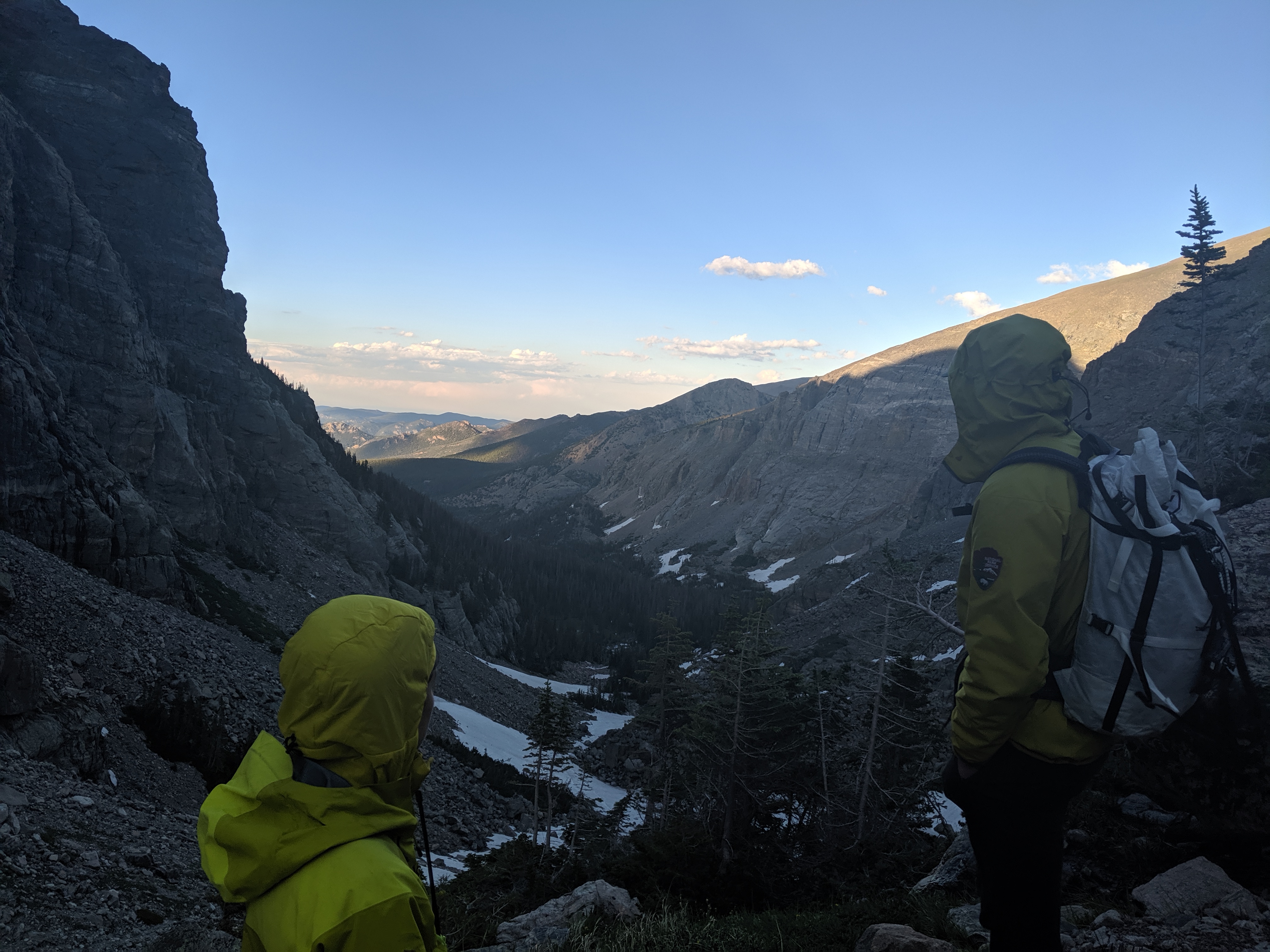 SAR incident near Andrews Glacier July 16 courtesy Rocky Mountain National Park Search and rescue operation on July 16 in the Andrews Glacier area.