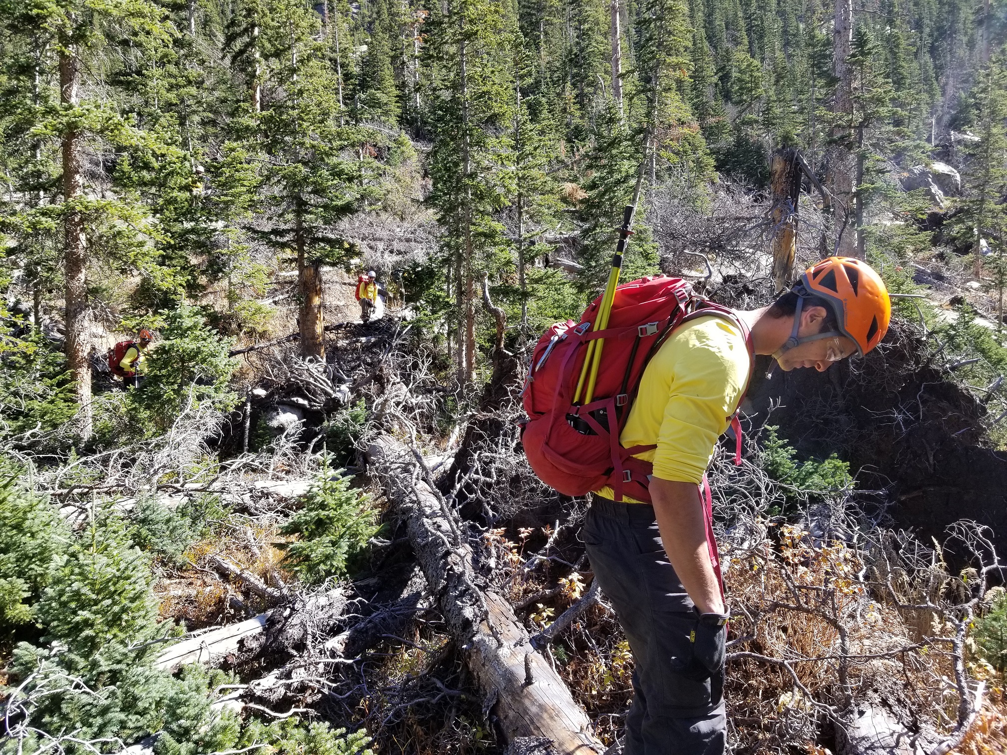 Search efforts for James Pruitt October 9 (4) Smaller Courtesy Rocky Mountain National Park Searchers efforts for James Pruitt
