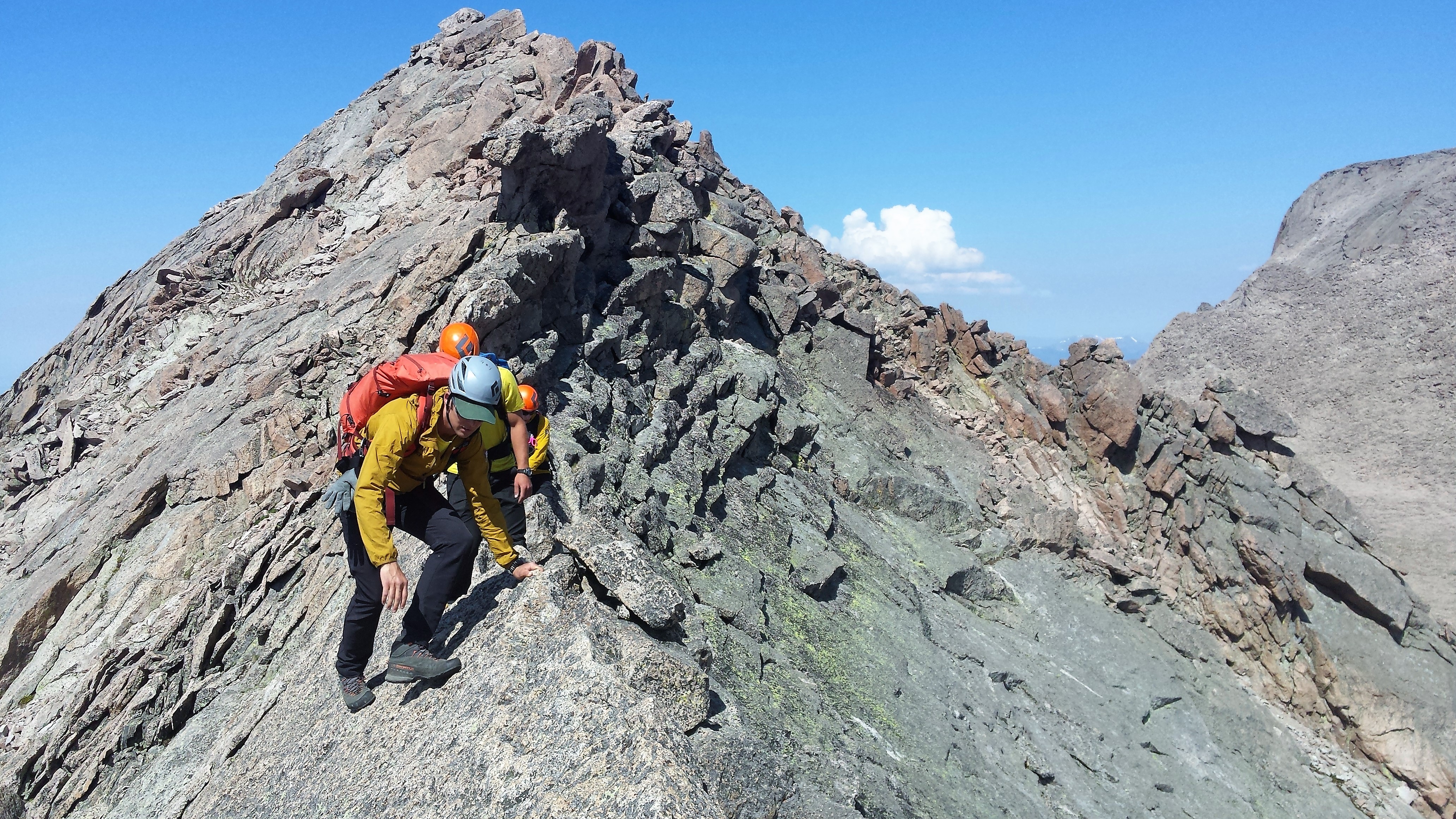 Searchers on ridge line Perri Search July 7 2018 Courtesy Rocky Mountain National Park Searchers on ridge line Perri Search July 7 2018