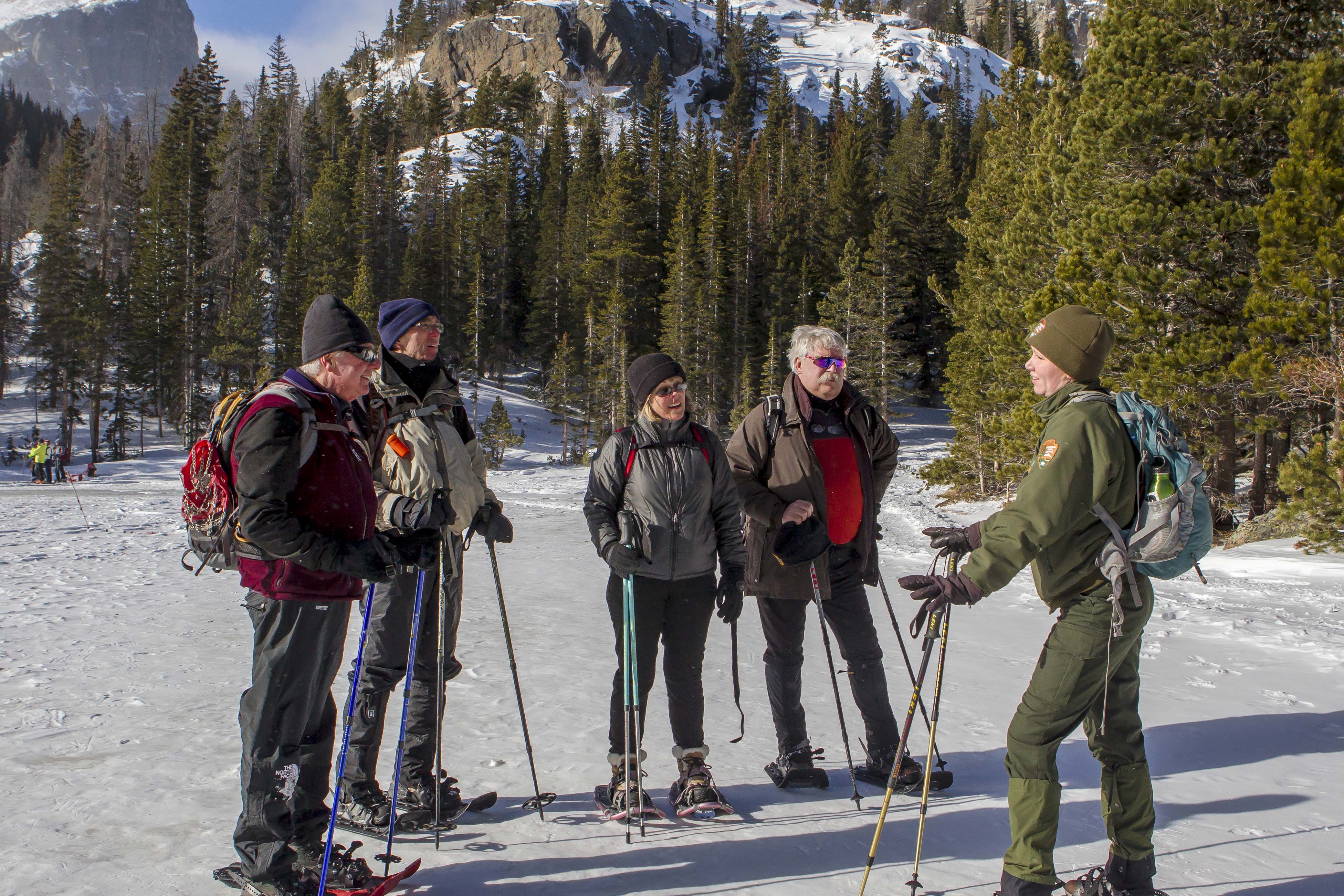 Ranger-led snowshoe program