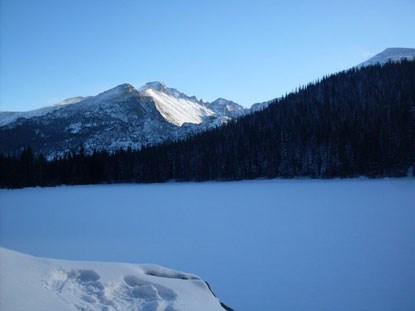 Lots of snow falls near the Bear Lake area creating a winter wonderland.