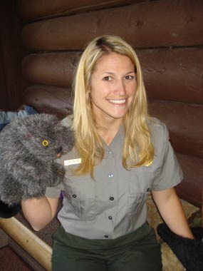 Photo Teacher Ranger Teacher Liz with puppet