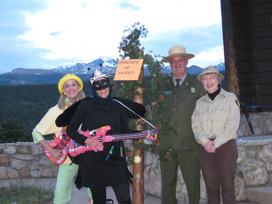 Photo Interpretive Park Rangers and volunteers present the