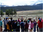 Photo Environmental Education Intern and link to Environmental Eduation blog page