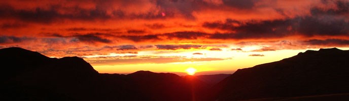 mountain sunrise