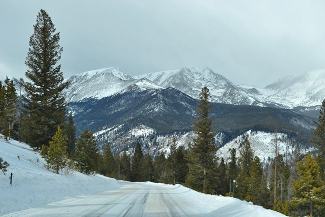 Snow Packed Road