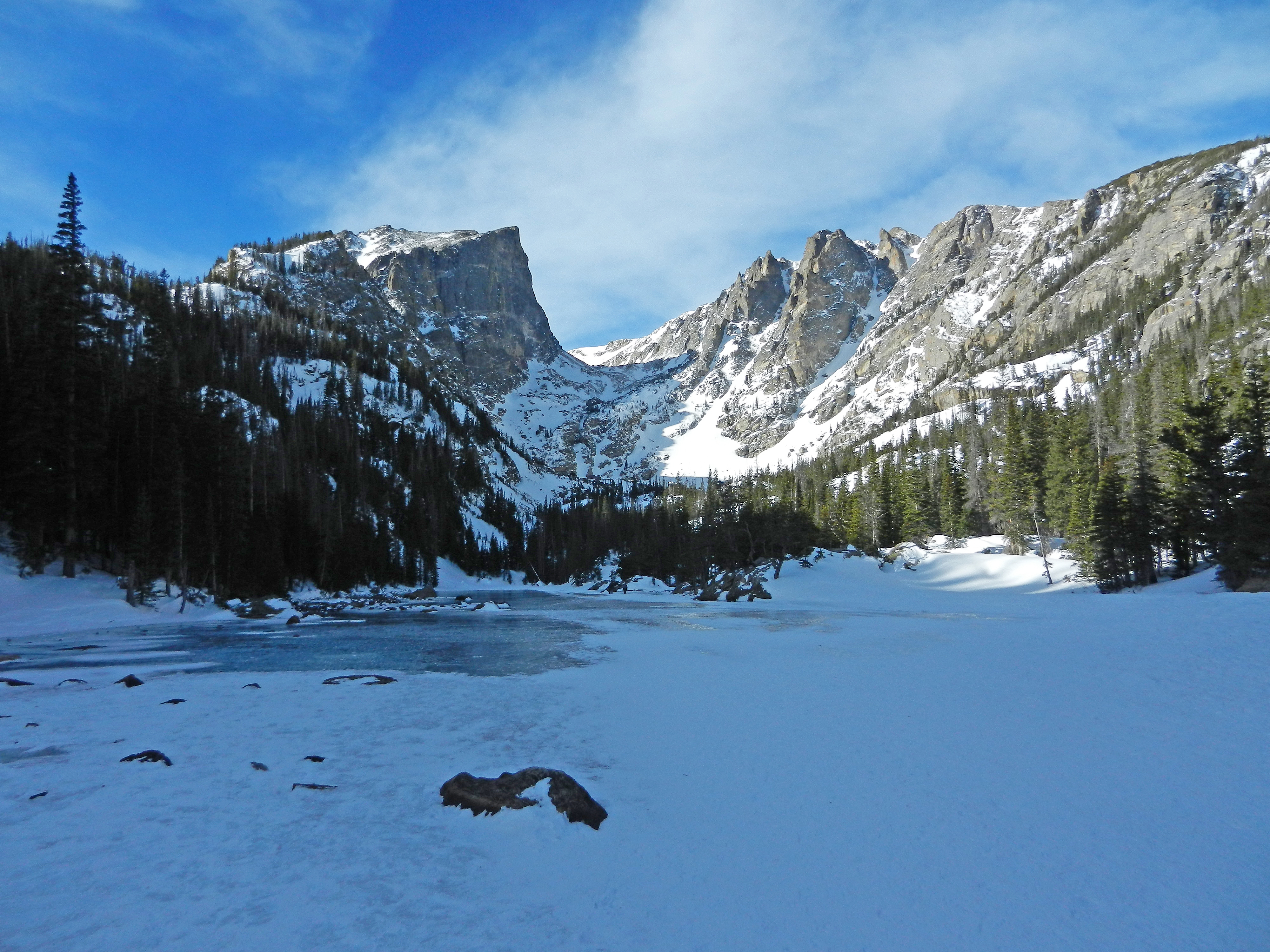 Dream Lake in winter