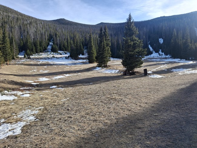 Hidden Valley Sledding Hill in February