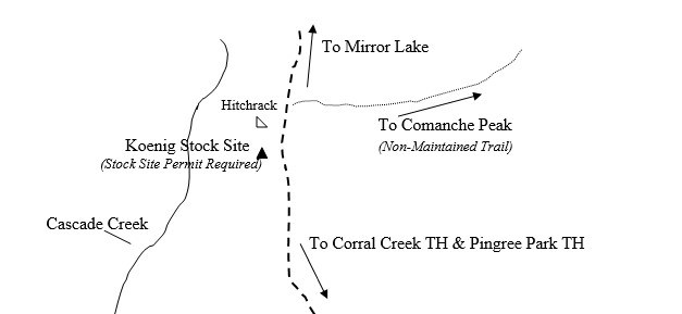 Koenig Stock Campsite Map