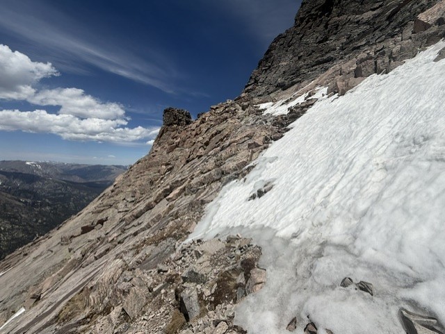 Ice on the Ledges