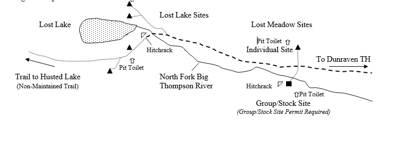 Lost Meadow Site Map
