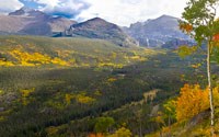 Autumn view of Bear Lake corridor