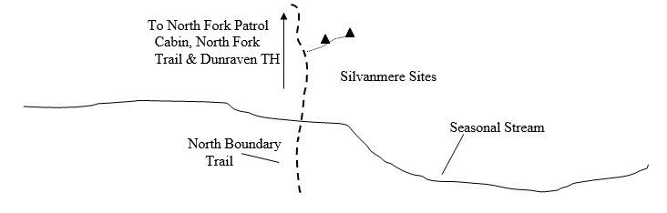 Silvanmere Campsite Map
