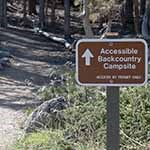 Sign to Sprague Lake Camp