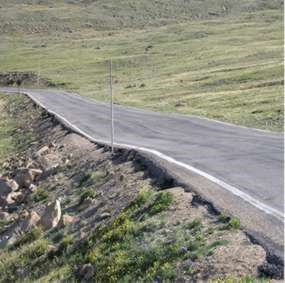 Photo Repairing slumps is just one of the construction projects slated for Summer 2007 along Trail Ridge Road